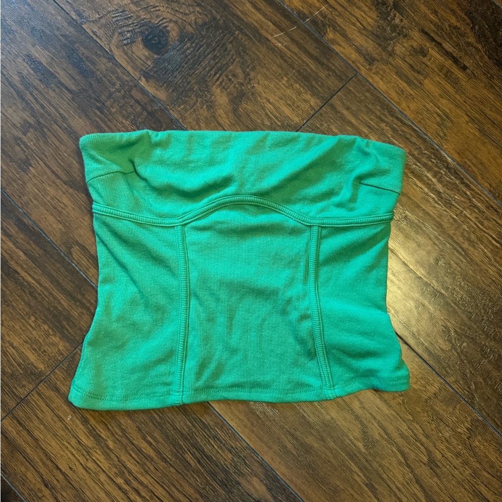 Princess Polly green tube top